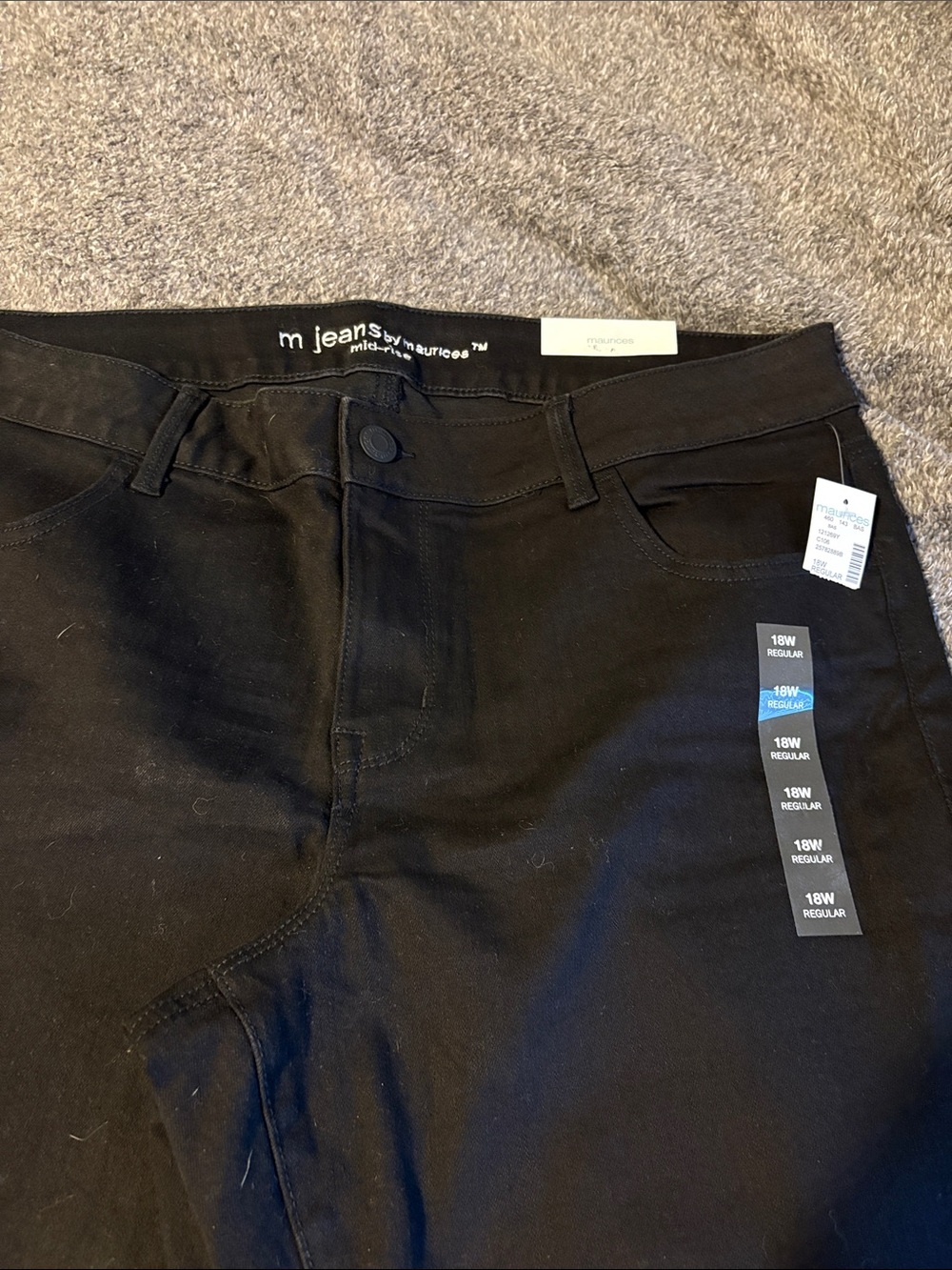 Maurices Black Straight-Leg Jeans for Men
